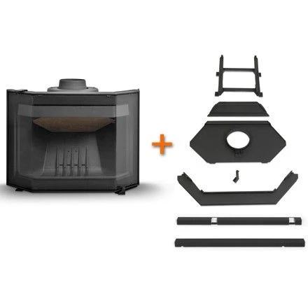 Dovre Kaminkassette Phoenix 2 Umrüstsatz Nachrüstsatz Für T2000S – Bild 2