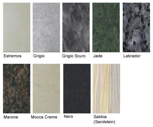 Kaminbausatz Speicher-Kamin Camina S9 Maxi Natursteinbank Mit Überstand – Bild 2