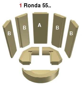 Ersatzteil - Schamottesatz Für Schmid Kamineinsatz Ronda 55 45