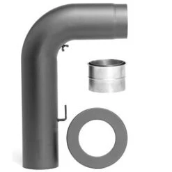 Rohrset 1 Gezogen 90° Gussgrau