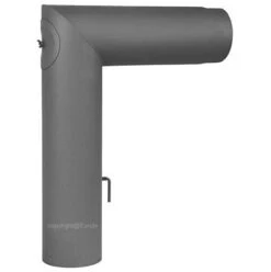 Rohrset 3 Kniebogen 90° Thermodur Gussgrau