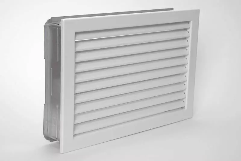 CB-tec Kaltluftgitter Kamin Ofen Luftgitter 20 X 20 Cm Weiß Kg2020w – Bild 2