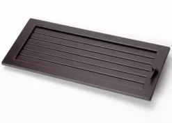 CB-tec Deckenluftgitter Kamin Ofen Deckengitter 55 X 23 Cm Schwarz Dg5523s