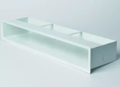 CB-tec Luftleiste Kamin Ofen Luftleisten 30 Cm Weiß, Ohne Einbaurahmen, Ll30w
