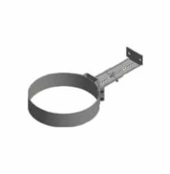 Verstellbare Wandhalterung 125-200 Für Doppelwandiges Rohr Ø150