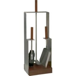 Lienbacher Kaminbesteck Edelstahl Auf Holzsockel