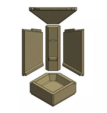 Ersatzteil Schamottesatz Caloceram® Zu Schmid Kamineinsatz Ekko 34 51