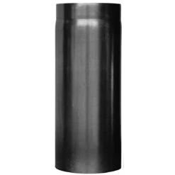 Rauchrohr Kaminrohr Abgasrohr 100 Cm Lang Stahl Blank