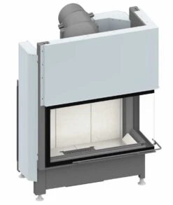 Schmid Kamineinsatz Ekko R 84(34)51 H, Türhöhe 51 Cm, Hochschiebbar