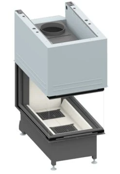 Schmid Kamineinsatz Ekko U 60(90)51 H, Türhöhe 51 Cm, Hochschiebbar