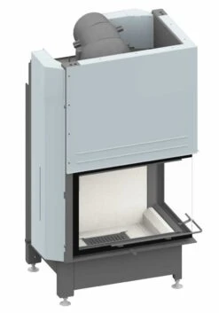 Schmid Kamineinsatz Ekko W R 67(45)51 H, Türhöhe 51 Cm, Hochschiebbar