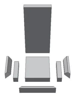 Ersatzteil Schamottesatz Premium Weiß Zu Schmid Kamineinsatz Ekko U 45