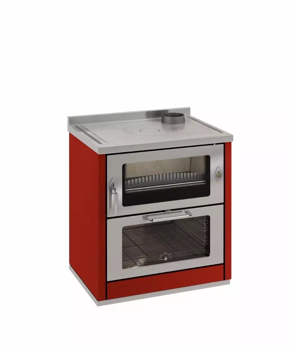 Wamsler Premium Holzherd Master Line K 80 Rot