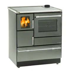 Wamsler Holzherd Ambiente Line K 128F Anthrazit Metallic