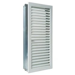 CB-tec Kaltluftgitter Kamin Ofen Luftgitter Hochkant 15 X 35 Cm Weiß Kghk1535w