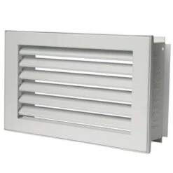 CB-tec Kaltluftgitter Kamin Ofen Luftgitter 35 X 23 Cm Weiß Kg3523w