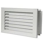 CB-tec Kaltluftgitter Kamin Ofen Luftgitter 35 X 15 Cm Weiß Kg3515w