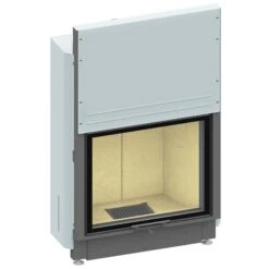 Schmid Kamineinsatz Lina 7363 H, Türhöhe 63 Cm, Hochschiebbar