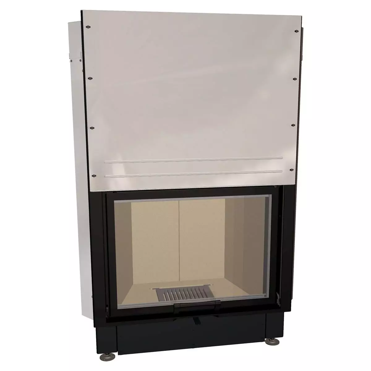 Schmid Kamineinsatz Lina W 7363 H, Türhöhe 63 Cm, Hochschiebbar – Bild 2