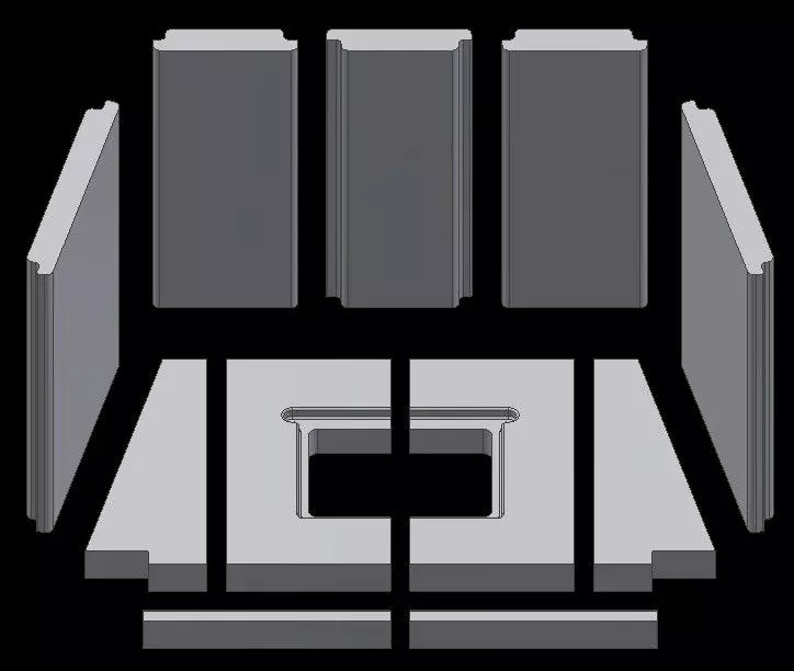 Ersatzteil Schamottesatz Premium Weiß Zu Schmid Kamineinsatz Lina 73