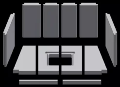 Ersatzteil Schamottesatz Premium Weiß Zu Schmid Kamineinsatz Lina 87