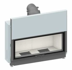 Schmid Kamineinsatz Lina 12057h, Türhöhe 57 Cm, Hochschiebbar