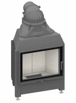 Schmid Kamineinsatz Lina 6751 S, Türhöhe 51 Cm, Schwenkbar