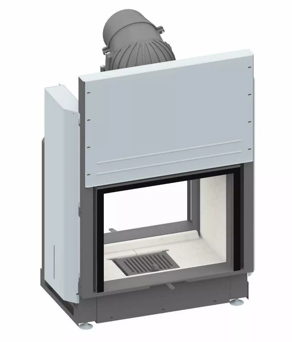 Schmid Durchsicht Kamineinsatz Lina TV 6751 H, Türhöhe 51 Cm, Hochschiebbar – Bild 2