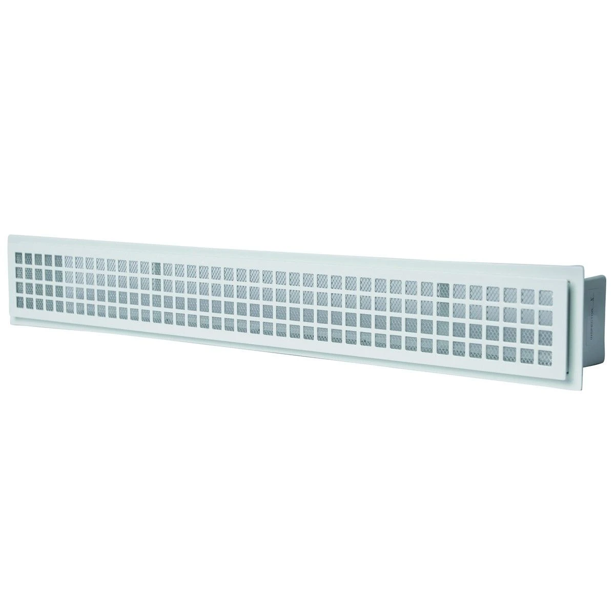 CB-tec Design-Luftleiste Kamin Ofen Luftleiste 550 Mm Weiß, Quadratischer Auslass, Dzs55w