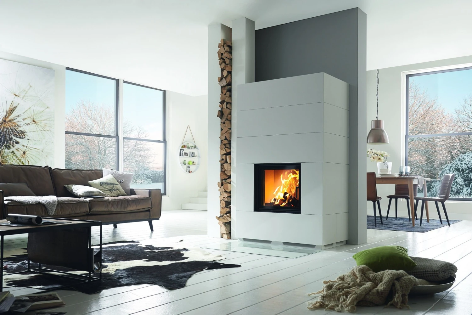 Kaminbausatz Speicher-Kamin Camina S7 Hoch Mit Kamineinsatz Lina 5551