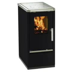 Wamsler Holzherd W1-40 Schwarz, Beistellherd