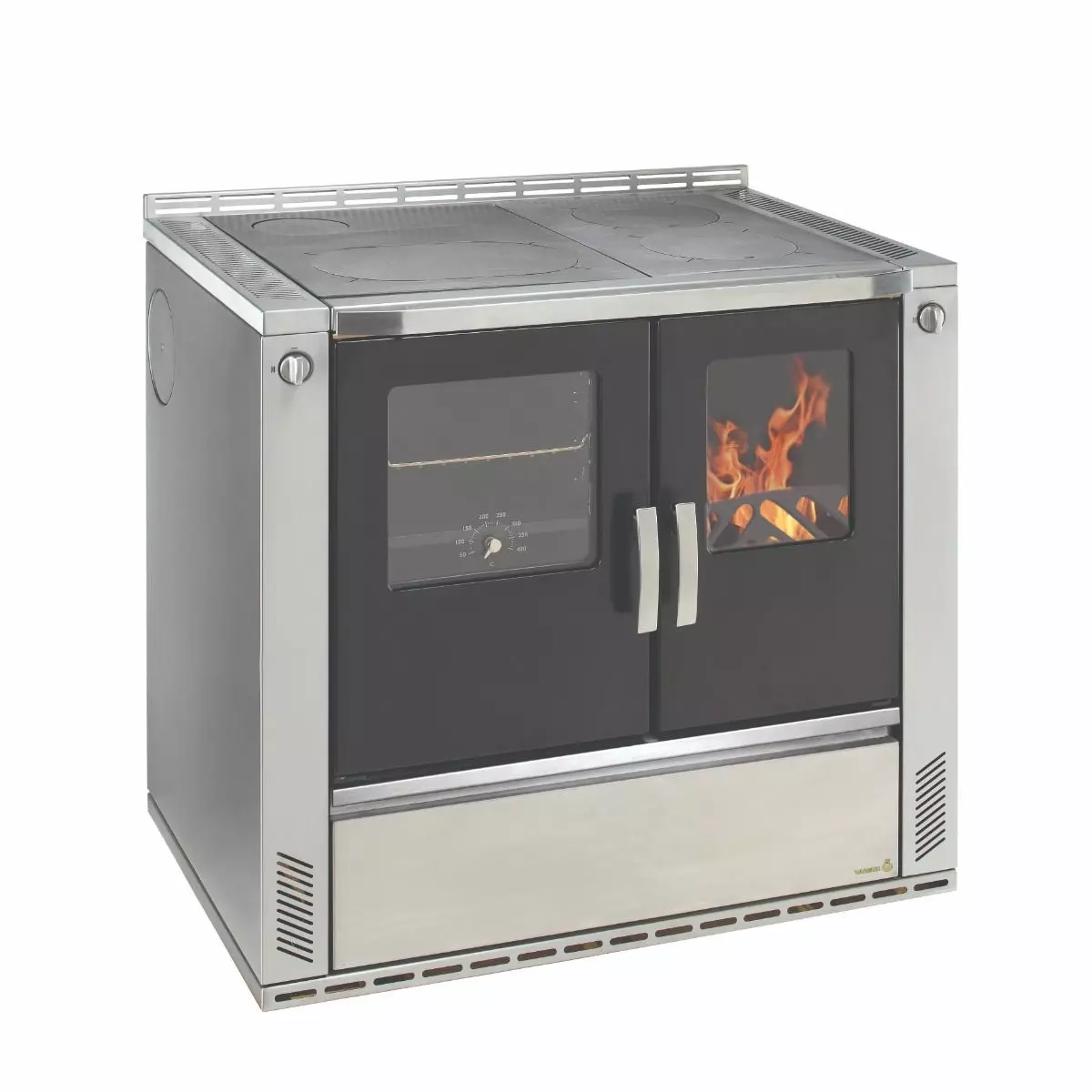 Wamsler Holzherd W3-90 Edelstahl